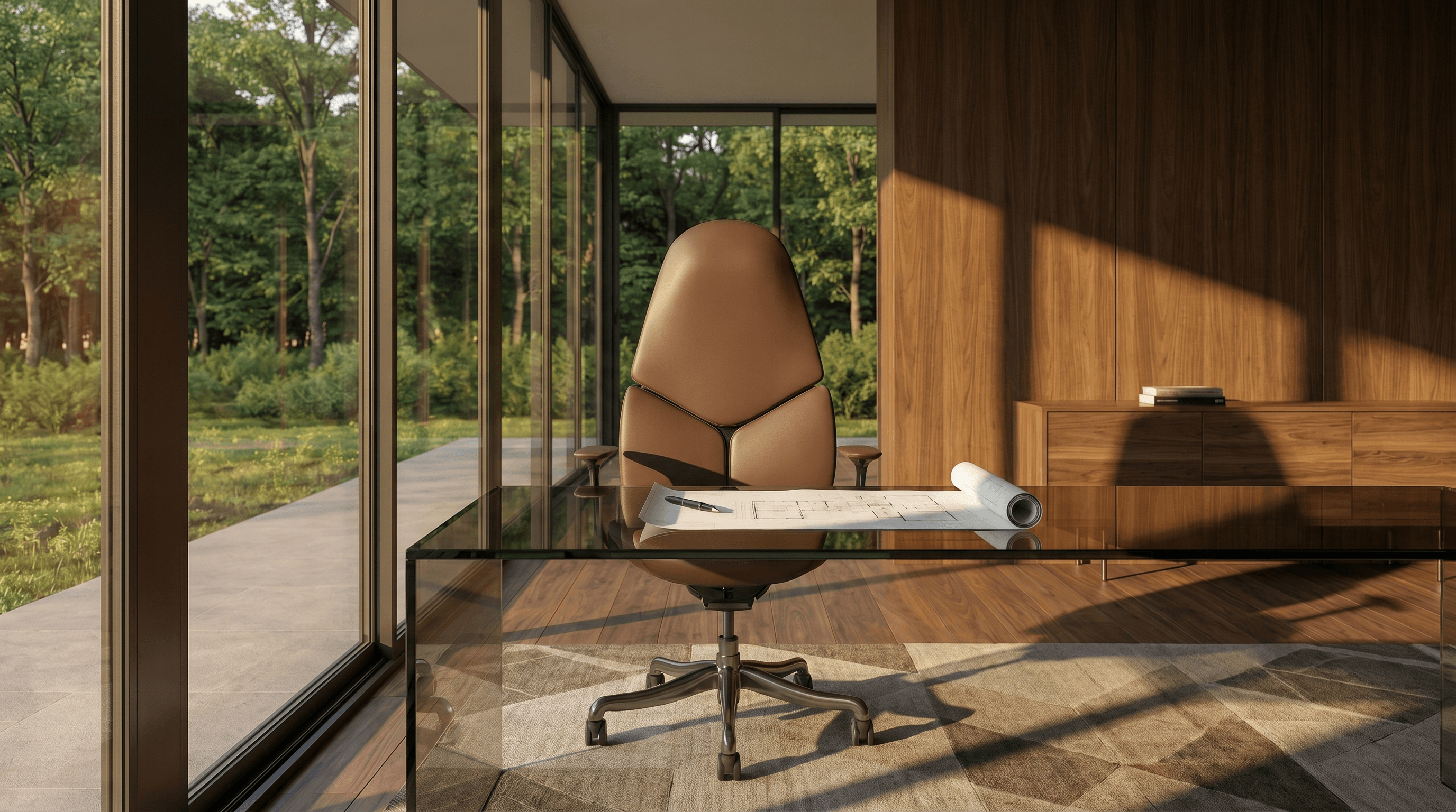 Beetle executive chair in a refined workplace