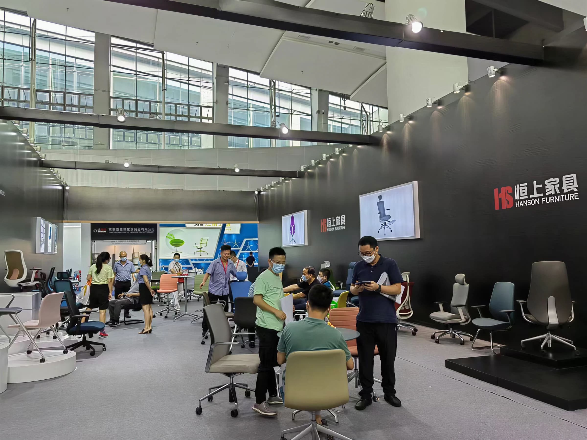 Hanson Furniture booth at CIFF Guangzhou 2022