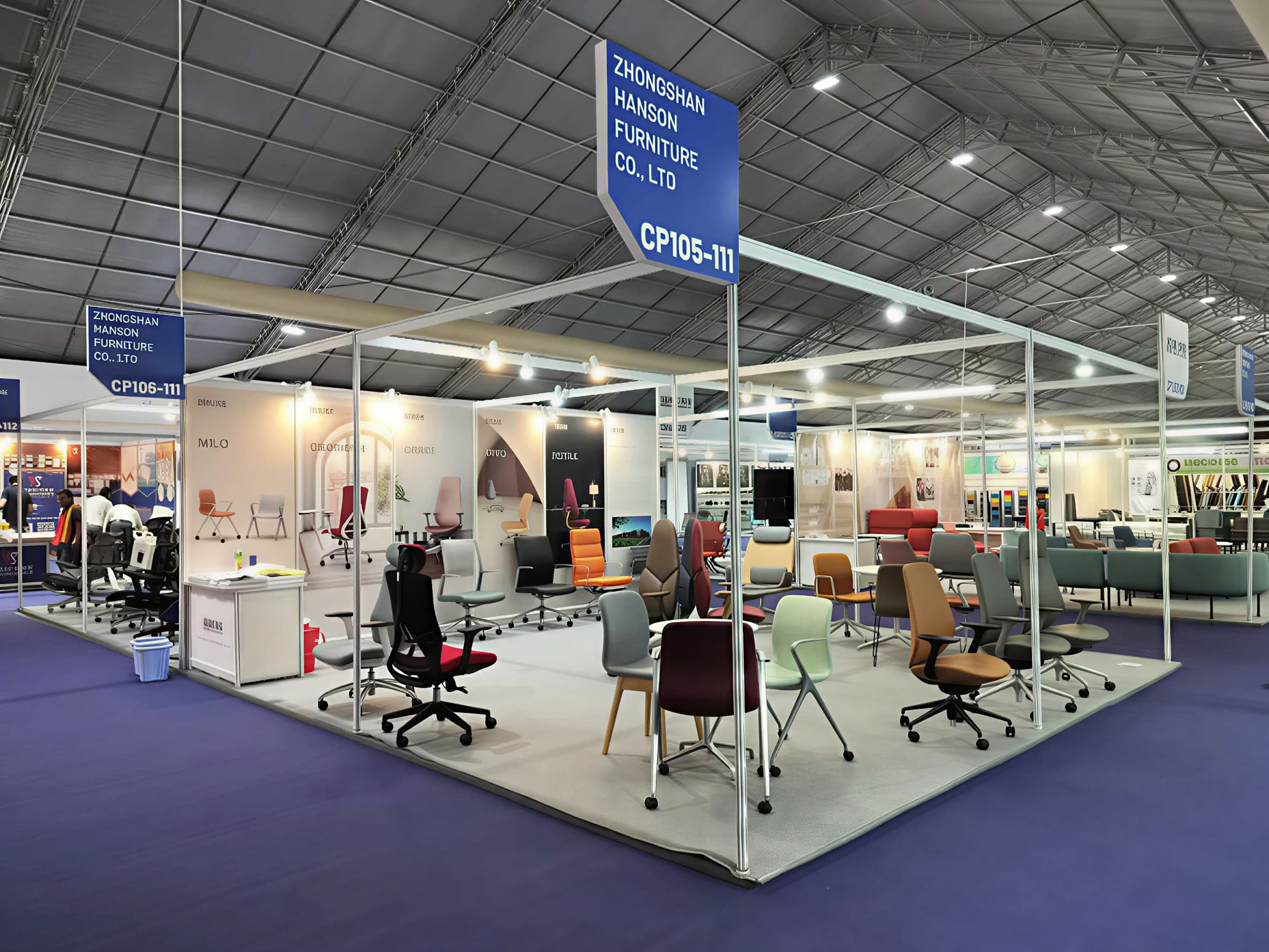 Hanson Furniture exhibition booth at HAWA Vietnam 2024