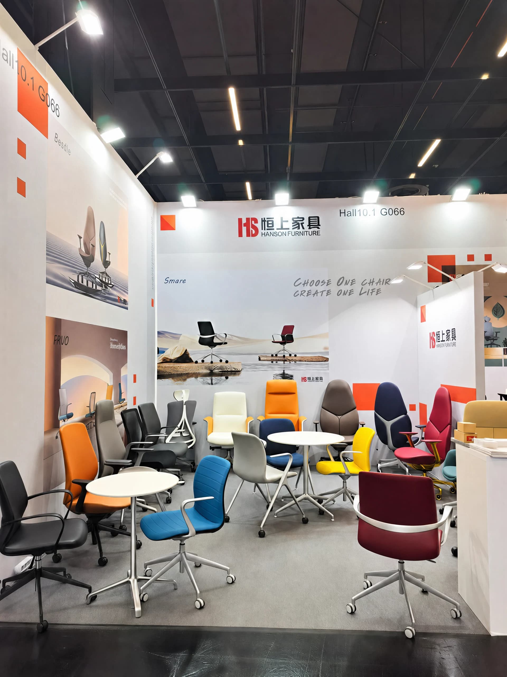 Hanson Furniture booth at ORGATEC Cologne 2024