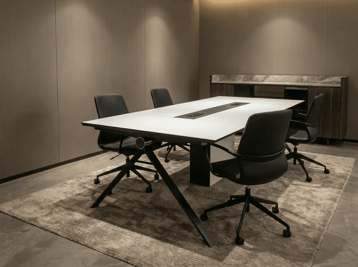 Open meeting area in the Guangzhou office