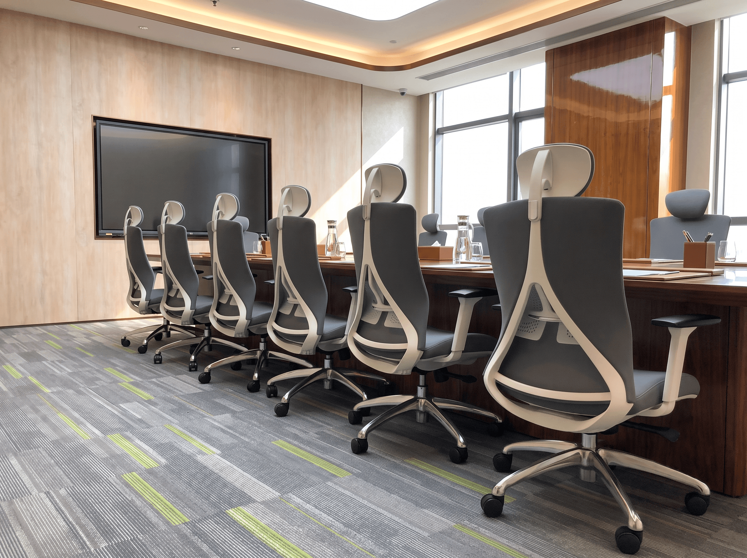 Open meeting area in the Shanghai office
